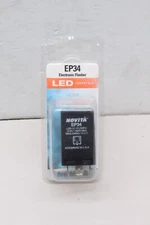 Novita EP34 3-Pin Electronic Turn Signal Flasher Relay Hazard LED Light Bulb USA