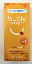 Sodastream Bubly Mangobubly Unsweetened Natural Flavor Essence EXP. 5/29/2024
