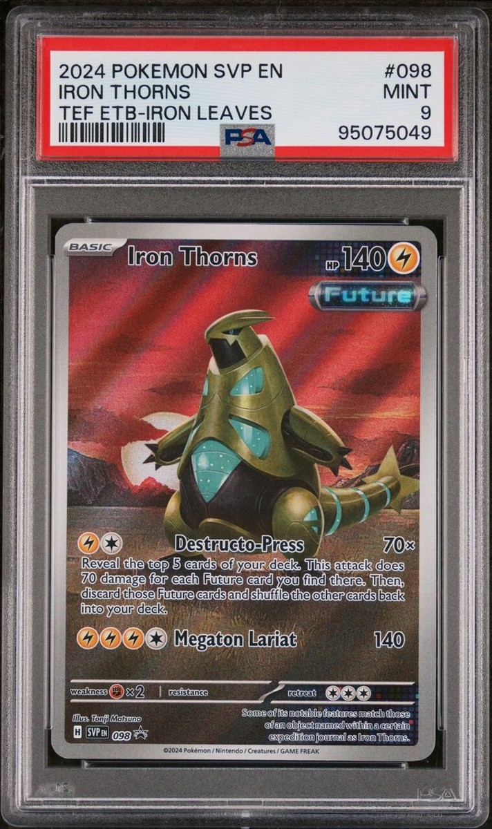 2024 Pokemon Temporal Forces Iron Thorns 098 Pokemon ETB