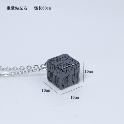 Game NieR:Automata YoRHa No.2 Type B Black Box Necklace Pendant