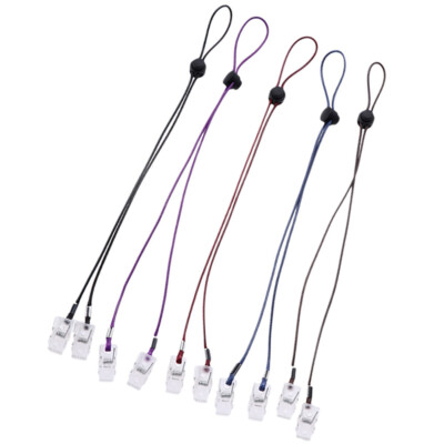 10 Pcs Napkin Clip Holders Adjustable Small Portable Bib Clips Assorted Colors