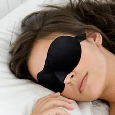 Travel 3D Eye Mask Sleep Soft Padded Shade Cover Rest Relax Sleeping Blindfold