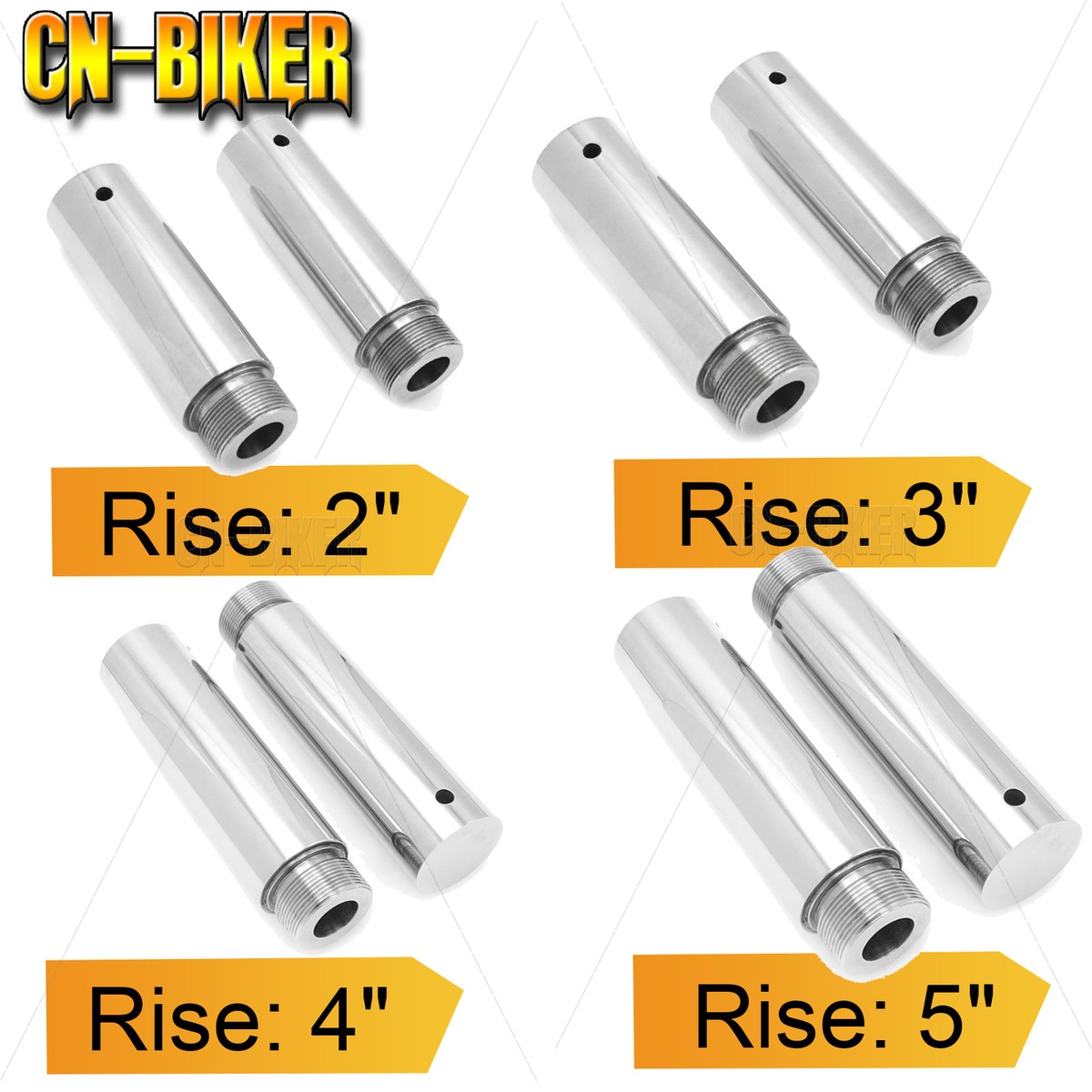 39mm Fork Tube 2” 3” 4” 5” Extension For Harley Sportster XL 883