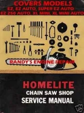 Homelite Sears EZ/EZ Auto/Super EZ Service Information Maintenance Manual