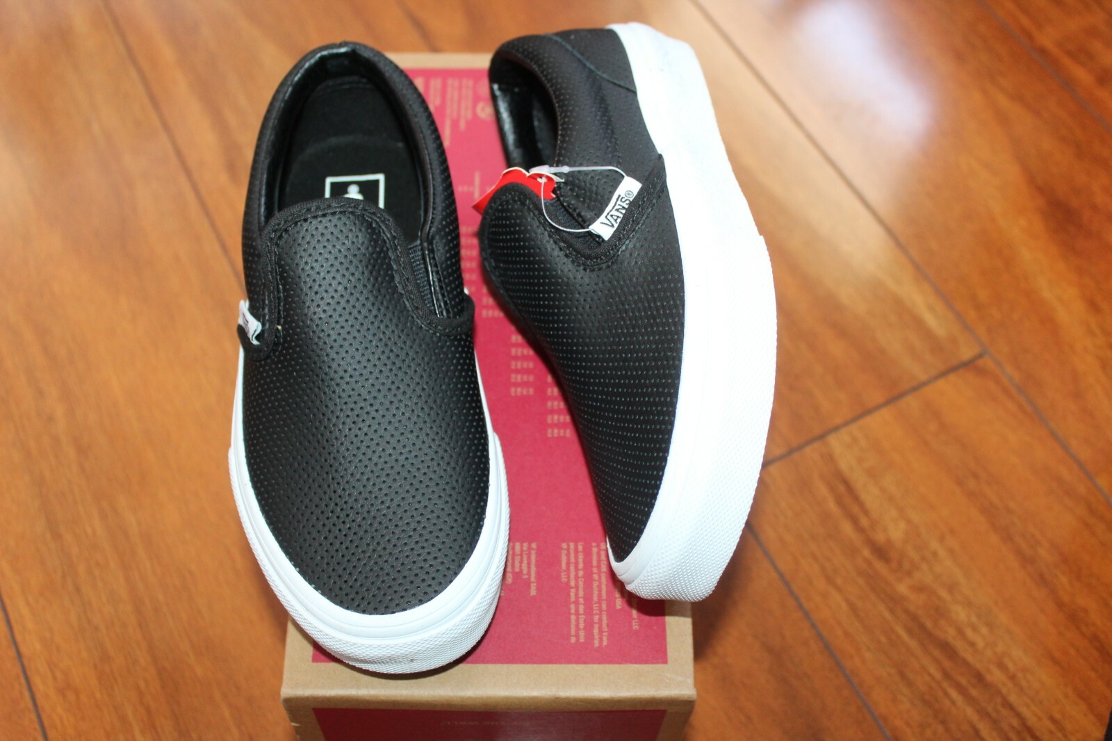 childrens leather vans