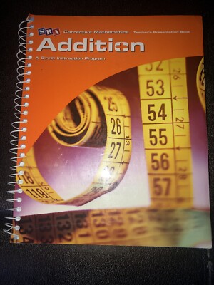 CORRECTIVE MATH - ADDITION PRESENTATION BOOK by McGraw Hill: Used