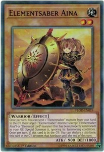 Elementsaber Aina - FLOD-EN019 - Common - 1st Edition x3 - Near Mint
