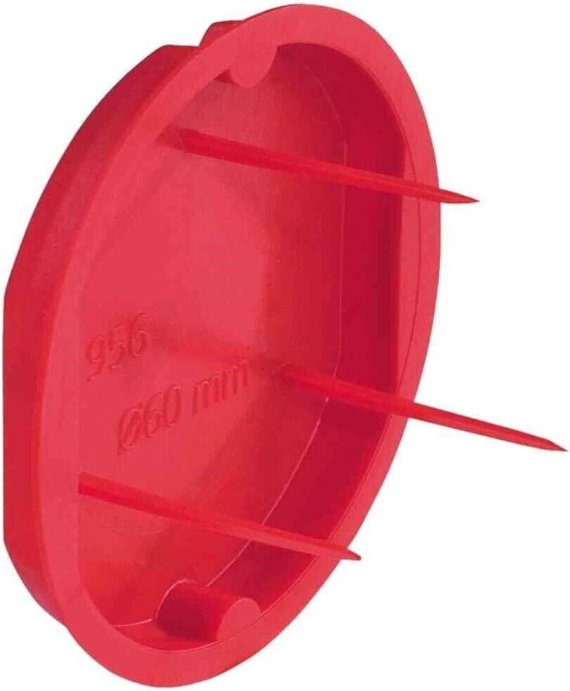 Unterputzdose Rund ZP-60 Mit Putzdeckel - Schalterdose Für Elektroinstallation (20 Stück)