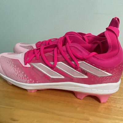 Adidas Adizero Afterburner TPU Baseball Cleats Team Pink