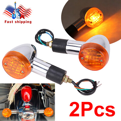 #ad Motorcycle Turn Signal Blinker Tail Lights For Honda Shadow VT 1100 500 700 750 $14.26
