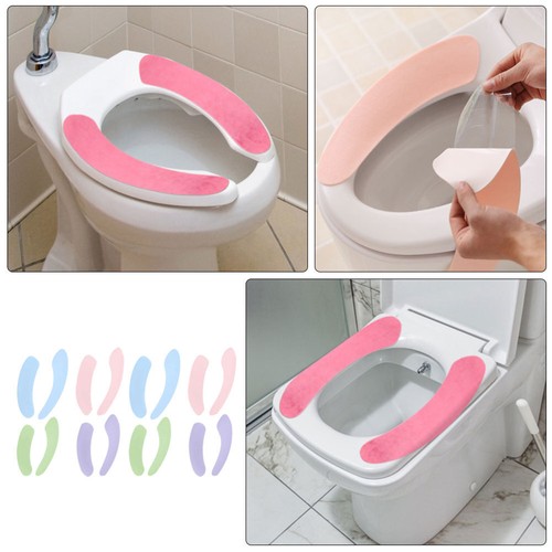 8 haute qualité Pairs WC-Sitzbezug Gepolstertes WC-Sitzkissen Toilettensitzpolster Kind