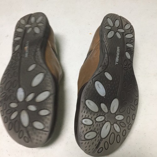Merrell Entice Saddle Slip On Shoes Women's sz 6-Brown Ortholite Clogs, Loafers - Picture 4 of 8