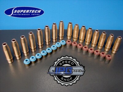 Supertech Bronze Valve Guides Seals Fits Acura Integra GSR B18C1 & Type R B18C5