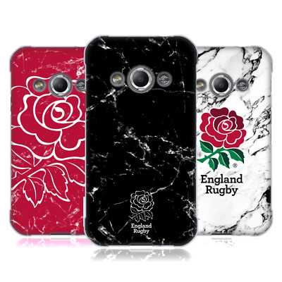 OFFICIAL ENGLAND RUGBY UNION MARBLE SOFT GEL CASE FOR SAMSUNG PHONES 4