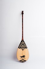 Dombra dombira Kazakh national musical instrument with case 94 cm