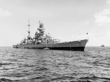 WW II - Photo --  German  Battle Cruisers - Prinz Eugen  