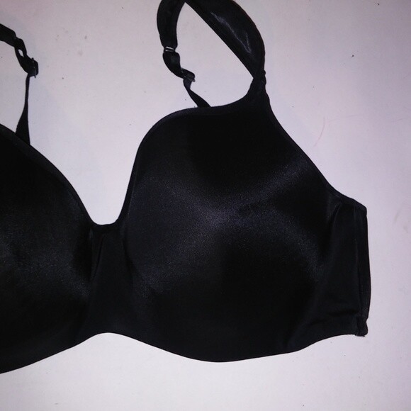 Cacique Bra 42DD Solid Black Lined Underwire - image 4