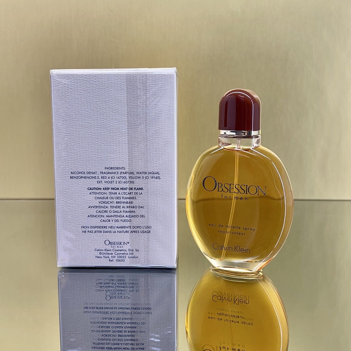 OBSESSION Calvin Klein ORIGINAL FORMULA 2.5oz EDT Spr RARE