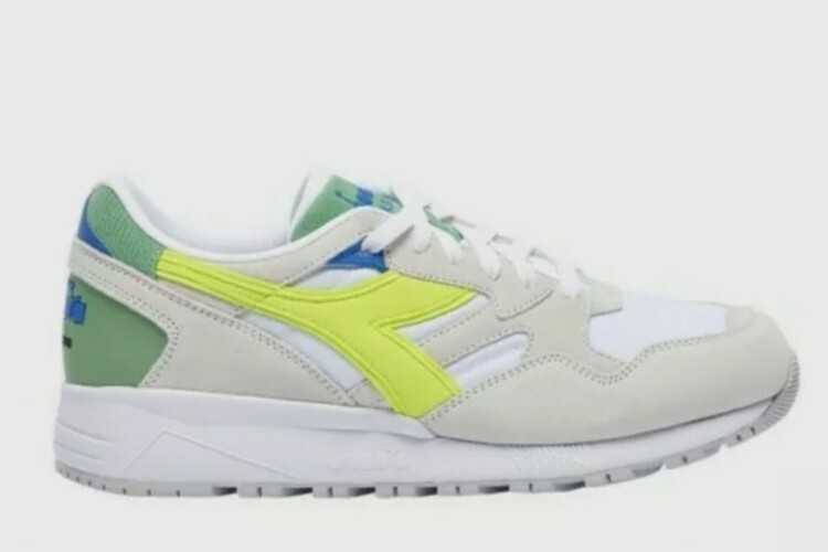 N9002 Green Diadora Shoes Diadora N9002 White Volt Green ITALY