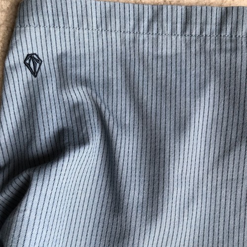VOLCOM Men's Shorts Sz 36 FRICKIN Stripe Blue Chino Genuine Volcom - Picture 3 of 7