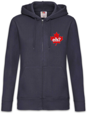 Canada Eh? Damen Zipper Hoodie Frank Gallagher Shameless Fun Maple Leaf Flag