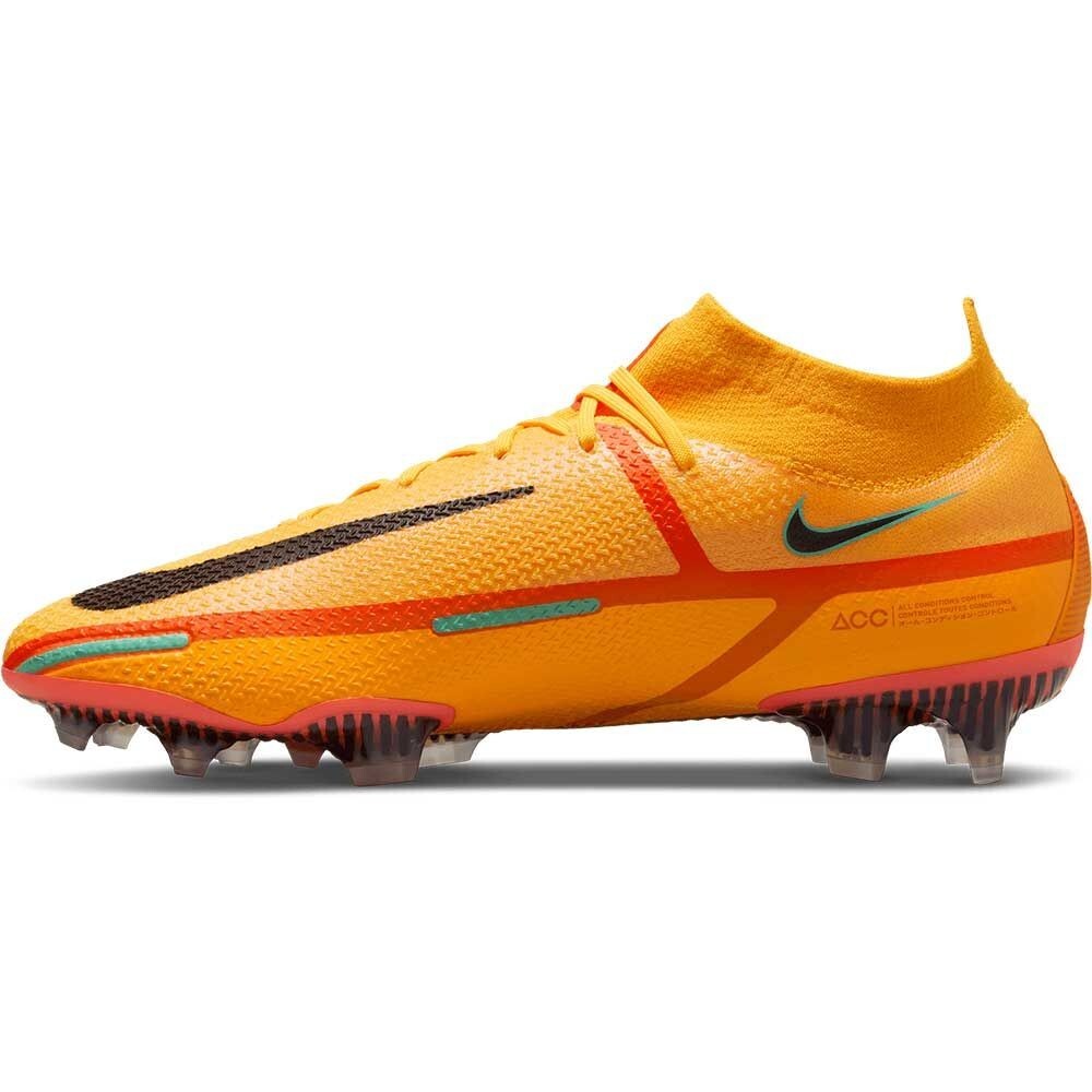 NIKE PHANTOM GT2 ELITE DF FG SOCCER CLEATS SIZE 8 LASER ORANGE