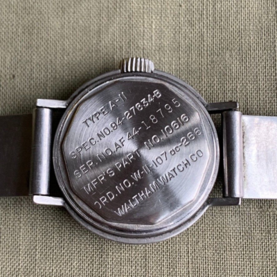 1940's Waltham A-11 Hack Grade: No. 10616 US Military WWII Watch