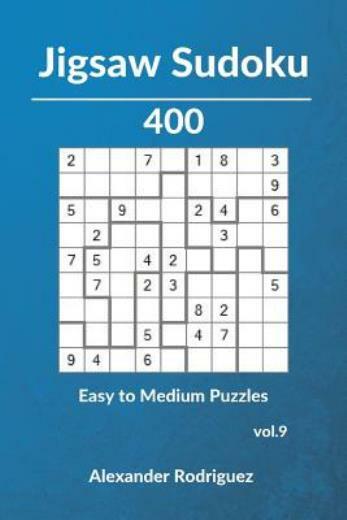 jigsaw sudoku puzzles 400 easy to medium vol 9 ebay