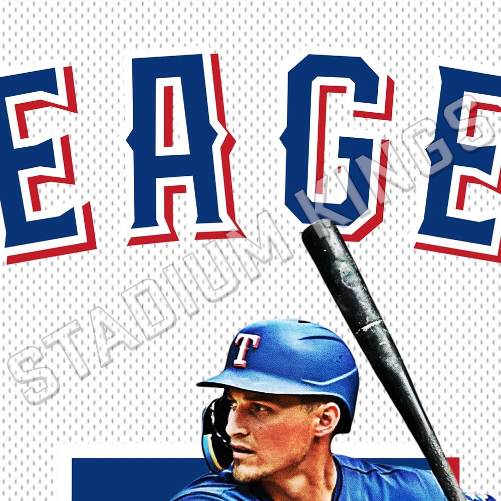 Corey Seager Texas Rangers Poster Wall Art Print
