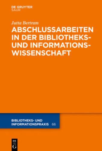 Thumbnail - Abschlussarbeiten In Der Bibliotheks- Und Informationswissenschaft