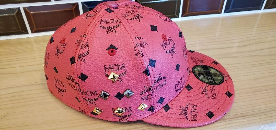 MCM New Era Collaboration Baseball Cap 59FIFTY 7 1 4 Color Red