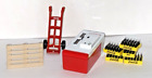 Coca-Cola Brand-Vending Machine-Danbury Mint Cases, Handcart & Pallet-New-1996