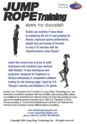 JUMP ROPE TRAINING (DVD) Buddy Lee UK - Main Image