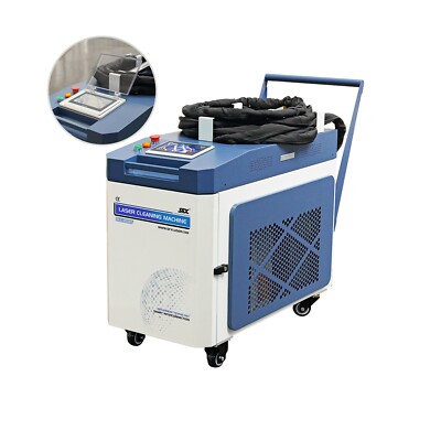 US SFX 2000W Continous Laser Cleaner Rust Oil Paint Remover 400mm Wider Scan