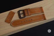 26 mm Cinturino artigianale Vintage Leather Watch Strap Band Handmade Pam Italy