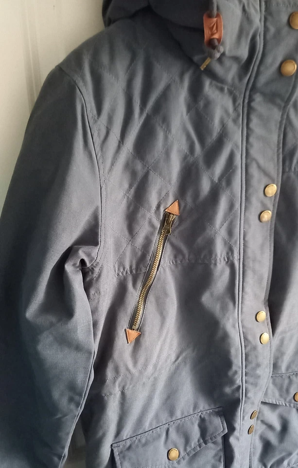 Volcom Walk On By Parka Jacket Winterjacke steel blue grey blau-grau Gr. XL - Bild 2 von 4