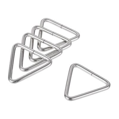Metall Dreieck Ring Schnalle 1,5 Zoll (38 mm) Innenbreite für Riemen Handwerk DIY 6 Stück