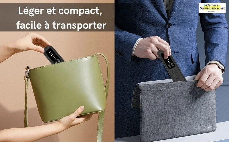 Détecteur Multifonction de Caméra Espion Cachée, Micro, et Traceur GPS - Photo 2/4