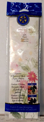 Plaid Decorator Blocks Mini #53276 Daisies 3 Decorator Blocks Shapes Pattern NEW
