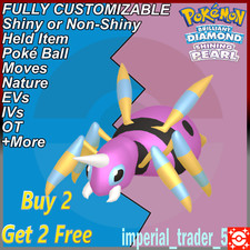 Pokemon Brilliant Diamond Shining Pearl Shiny Ariados 6IV Customizable