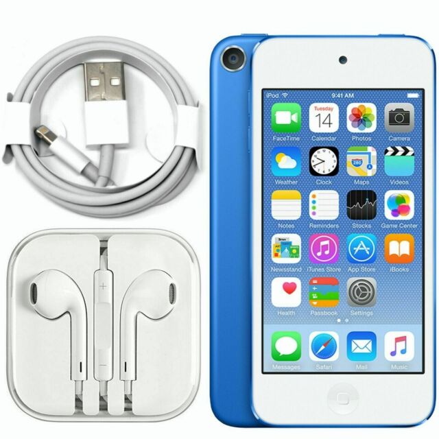 Apple iPod Touch 6th Generation 16GB Blue Brand New MP3-Mp4 Sealed
