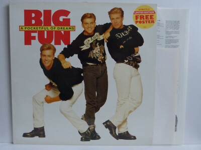 Big Fun - LP + OIS + Poster - A Pocketful Of Dreams / Jive FUN 1 von 1990