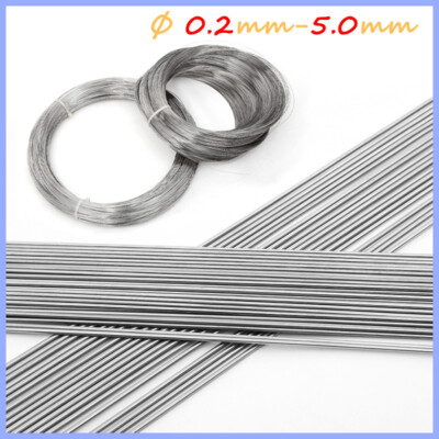 304 Stainless Steel Spring Steel Wire Dia 0.2mm To 5.0mm DIY Accessories 1 Meter