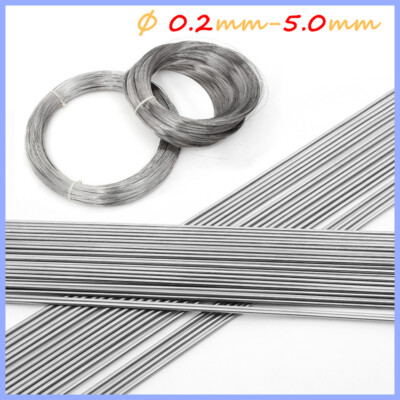 #ad #ad 304 Stainless Steel Spring Steel Wire Dia 0.2mm to 5.0mm DIY Accessories 1 Meter $187.45