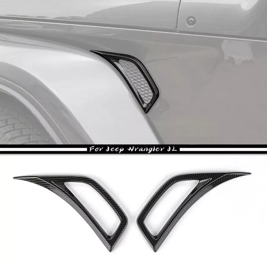 For 2018-2024 Jeep Wrangler JK Unlimited 2PCS Side Fender Air