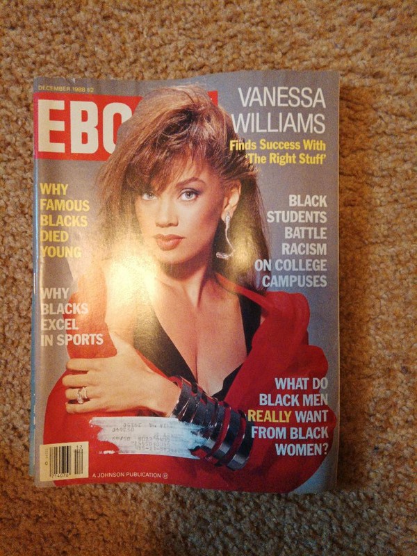 EBONY MAGAZINE-Vanessa Williams-(Vintage February 1989)
