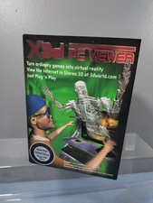 NEW IN BOX X3D PC VIEWER NVIDIA RETRO VIRTUAL REALITY GLASSES WITH 3 FREE GAMES
