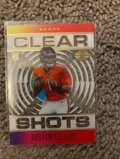 2021 Illusions Football Justin Fields Clear Shots Acetate Rookie Bears