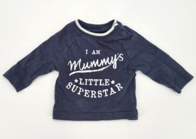 Langarmshirt Bluse für Jungen von NUTMEG in Gr. 62 (0-3 M)  100% Baumwolle