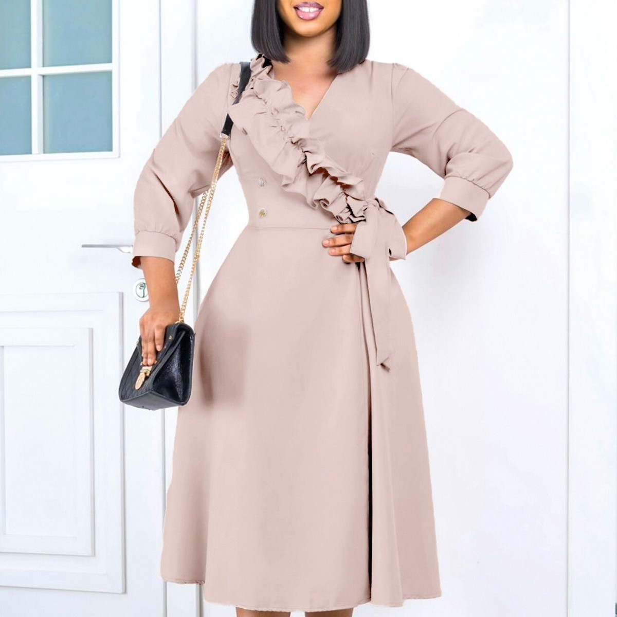 midi casual cute dresses for women Hot Summer Midi Dress